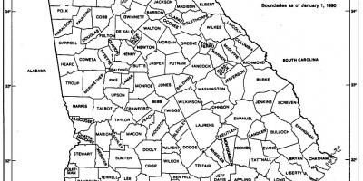 Negara Georgia peta