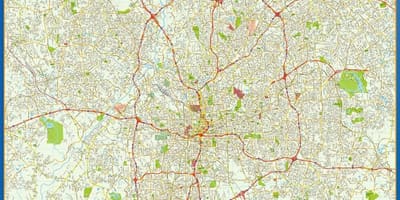 Peta jalan Atlanta
